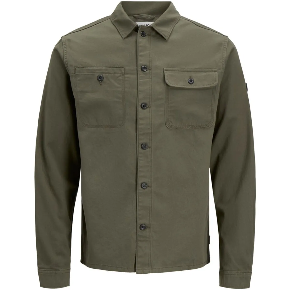 12194577 JCOBEN CLASSIC OVERSHIRT LS LN JNR FOREST NIGHT