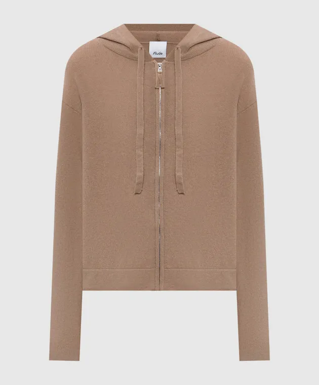 Allude Beige sports jacket made of wool and cashmere