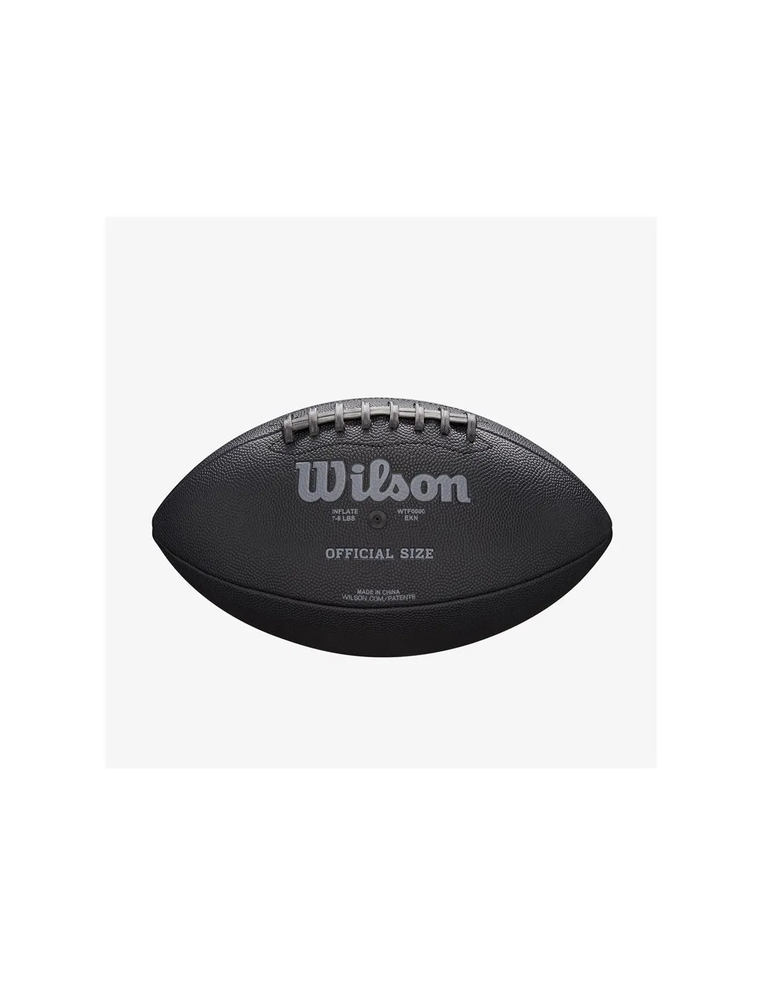 Balón de Fútbol Americano Wilson NFL Jet Black Negro