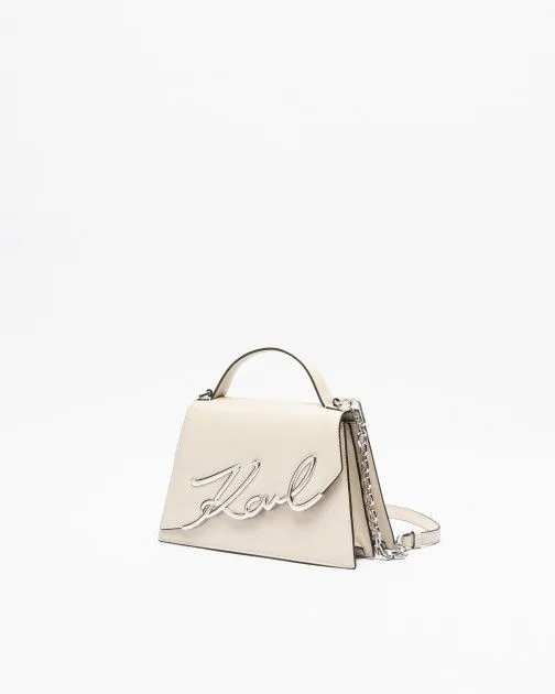 Bandolera Karl Lagerfeld K/Signature 2.0 MD Crossbody Beige