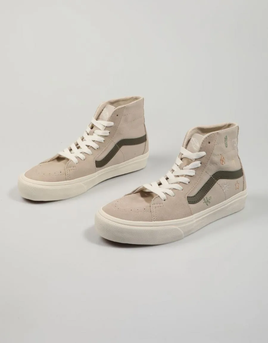  baskets VANS Sk8 Hi Tapered en Beige 82027