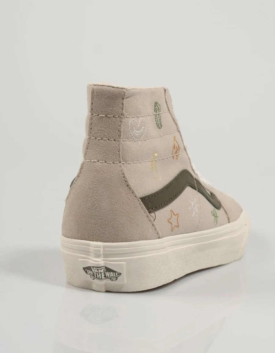  baskets VANS Sk8 Hi Tapered en Beige 82027