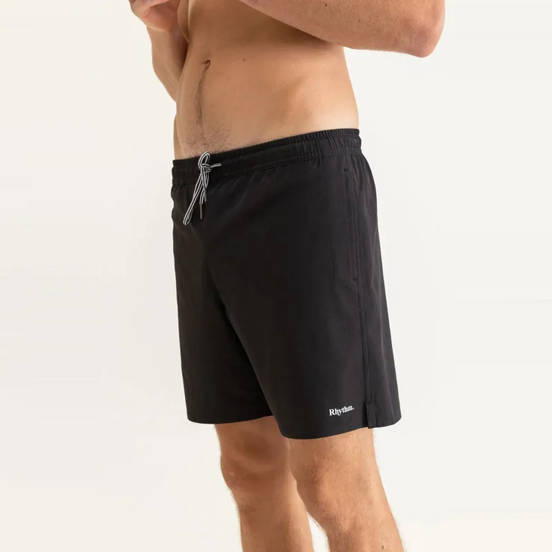 Bañador Rhythm: Classic Beach Short (Black)