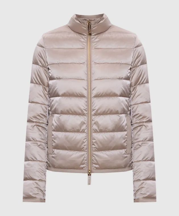 Be Florence Beige quilted down jacket