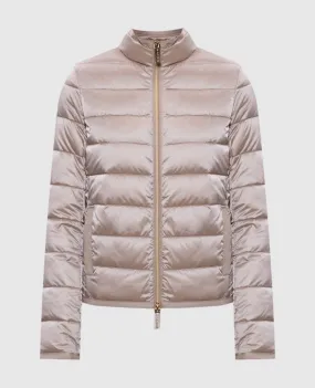 Be Florence Beige quilted down jacket