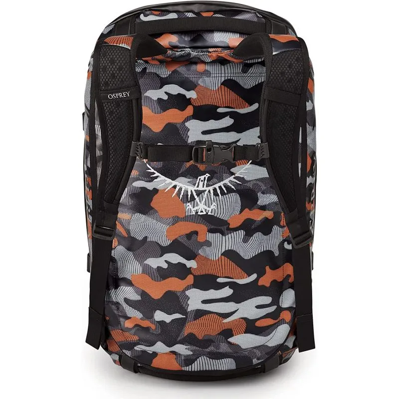 Bolsa de viaje Osprey Transporter 40 (Naranja camuflaje/Negro)