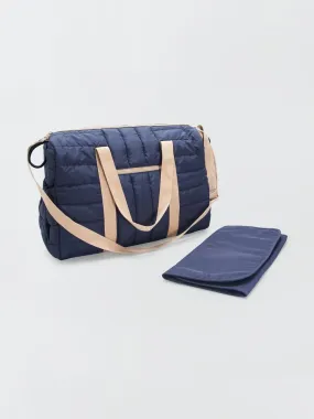 Bolso cambiador acolchado - AZUL