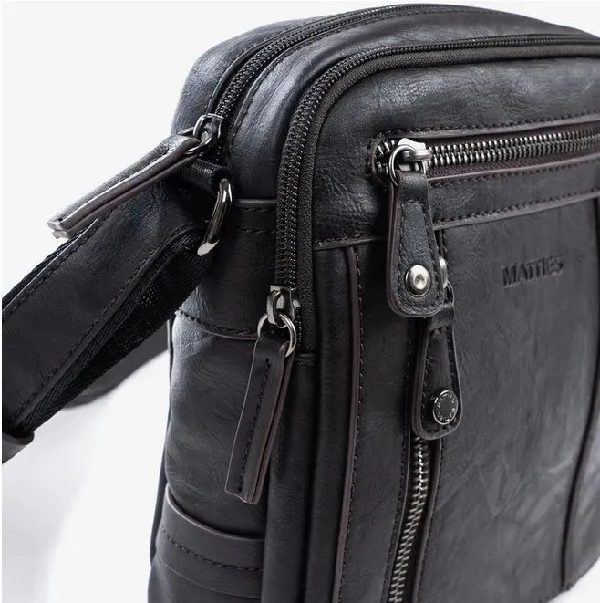 Bolso reportero para hombre MATTIES BAGS cremalleras