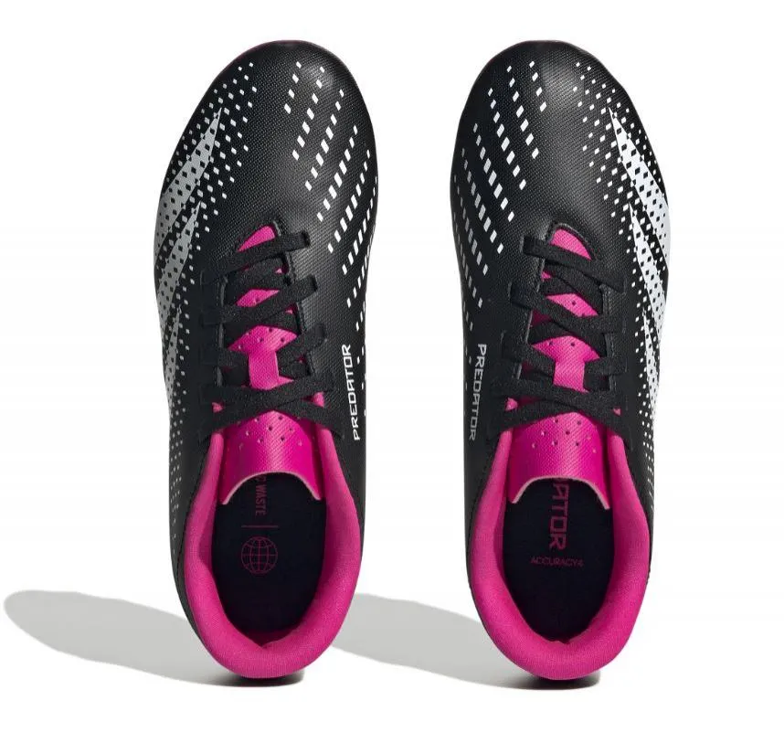 Bota Fútbol Adidas Predator Accuracy.4 FxG Niños Negro/Rosa