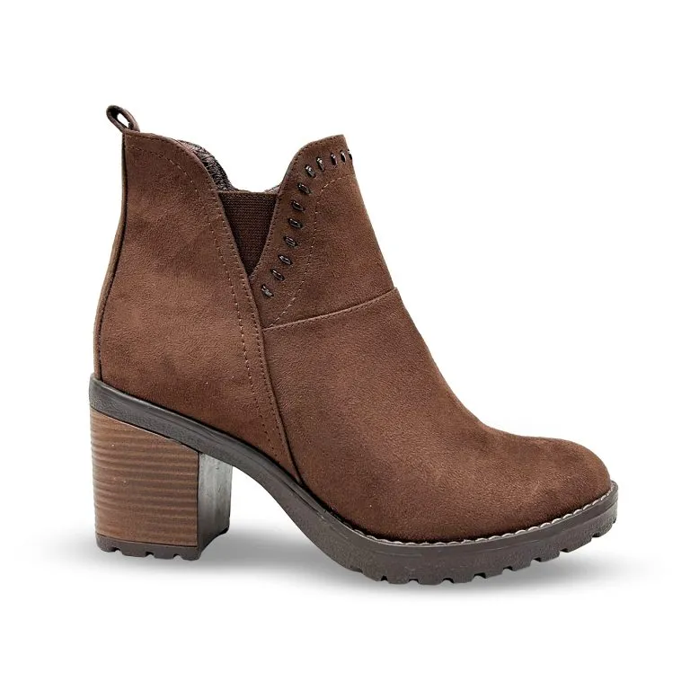 Botin Marrón Suede – Dama