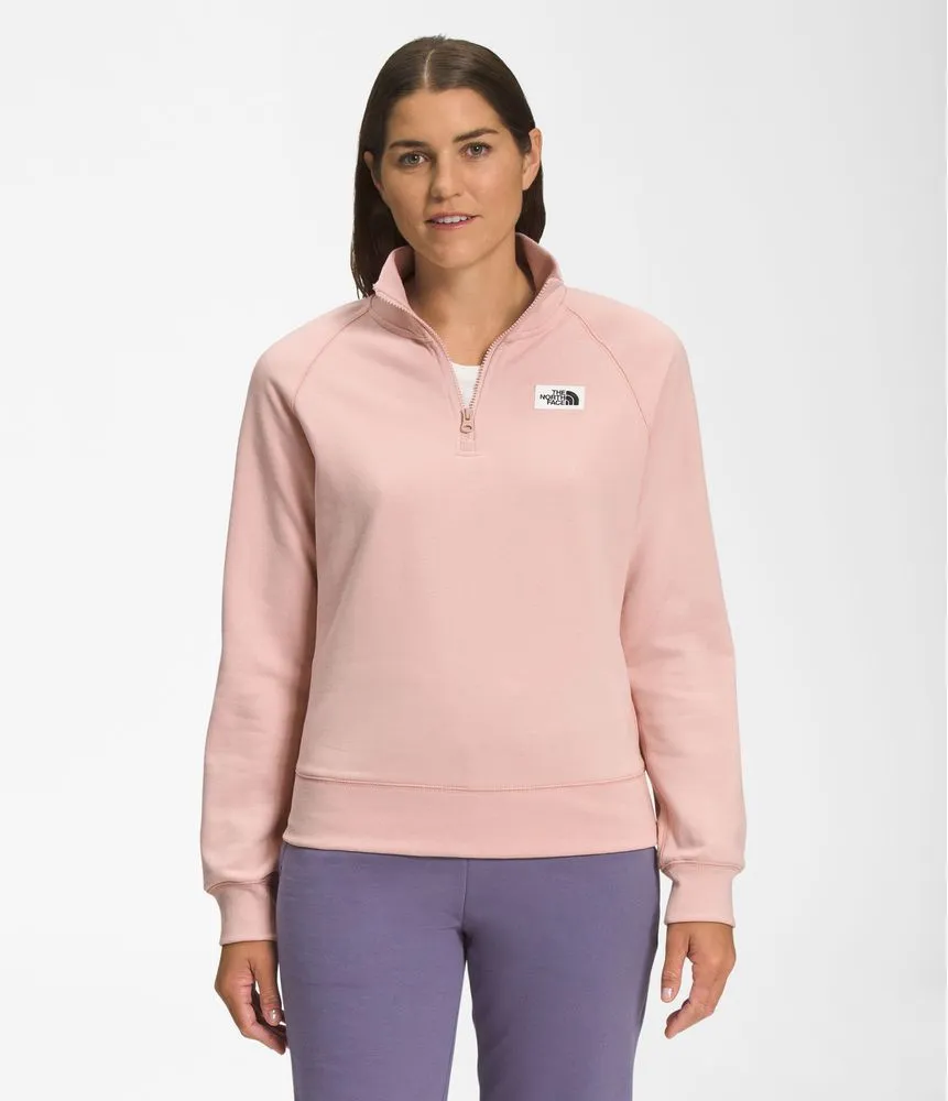 Buzo Heritage Patch 1/4 Zip Rosado Mujer The North Face