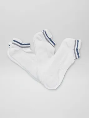 Calcetines de deporte invisibles - Pack de 3 - AZUL