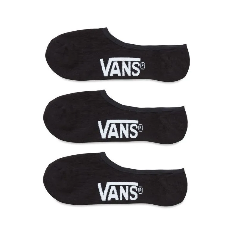 Calcetines VANS Classic Super No Show 3 Pares - 39.5-42.5 (Negro)