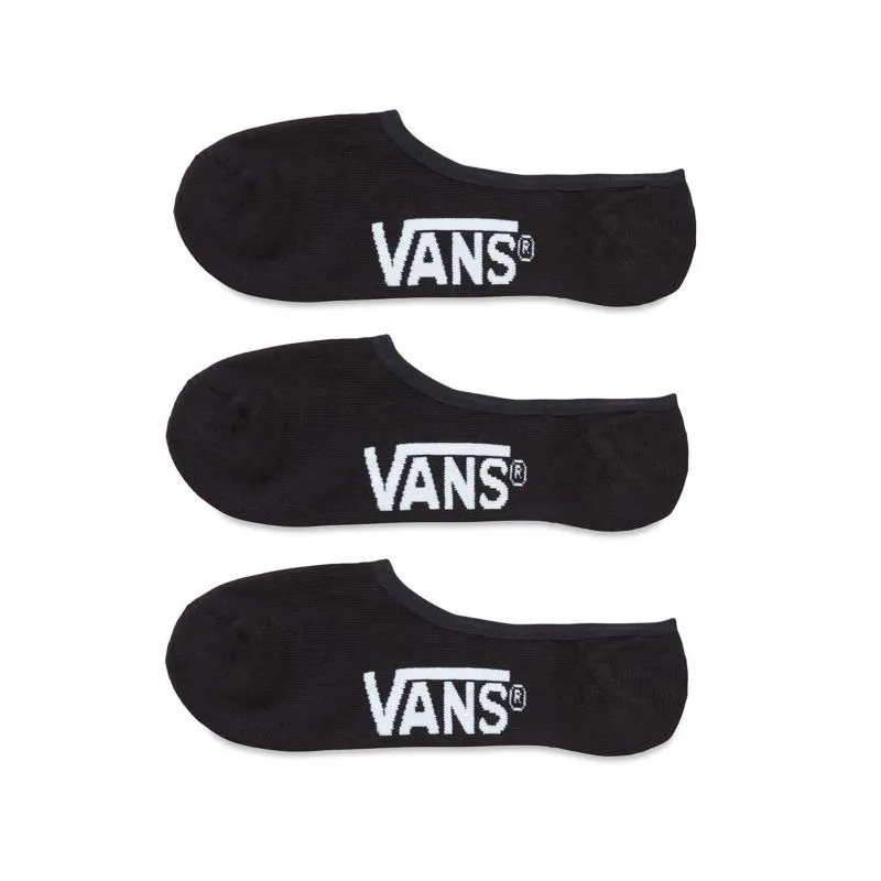 Calcetines VANS Classic Super No Show 3 Pares - 43-47.5 (Negro)