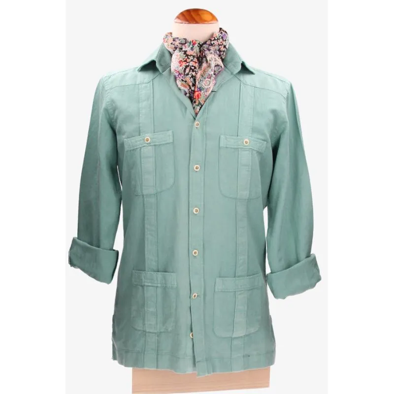 Camisa Cubana Verde