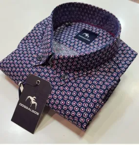 CAMISA DE HOMBRE DOS GALGOS 5228 MARINO