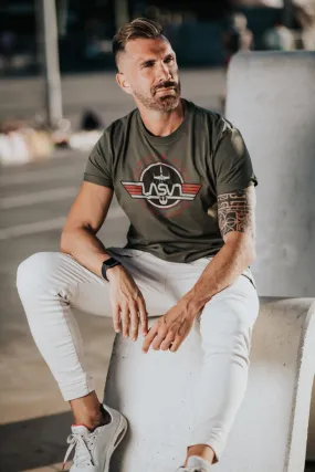 Camiseta de hombre 501 kaki