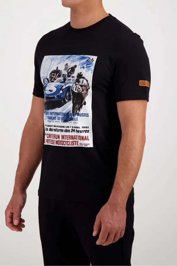 Camiseta Hombre 24H Le Mans Tsm62-005 Noir