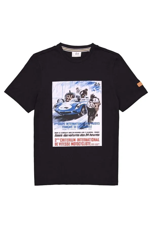 Camiseta Hombre 24H Le Mans Tsm62-005 Noir