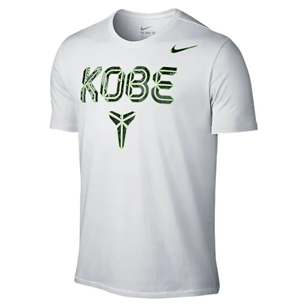 Camiseta Kobe Pattern (100/blanco/verde)