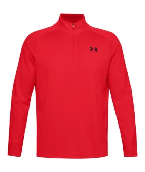 Camiseta Manga Larga Under Armour Tech™ ½ Zip Hombre Red