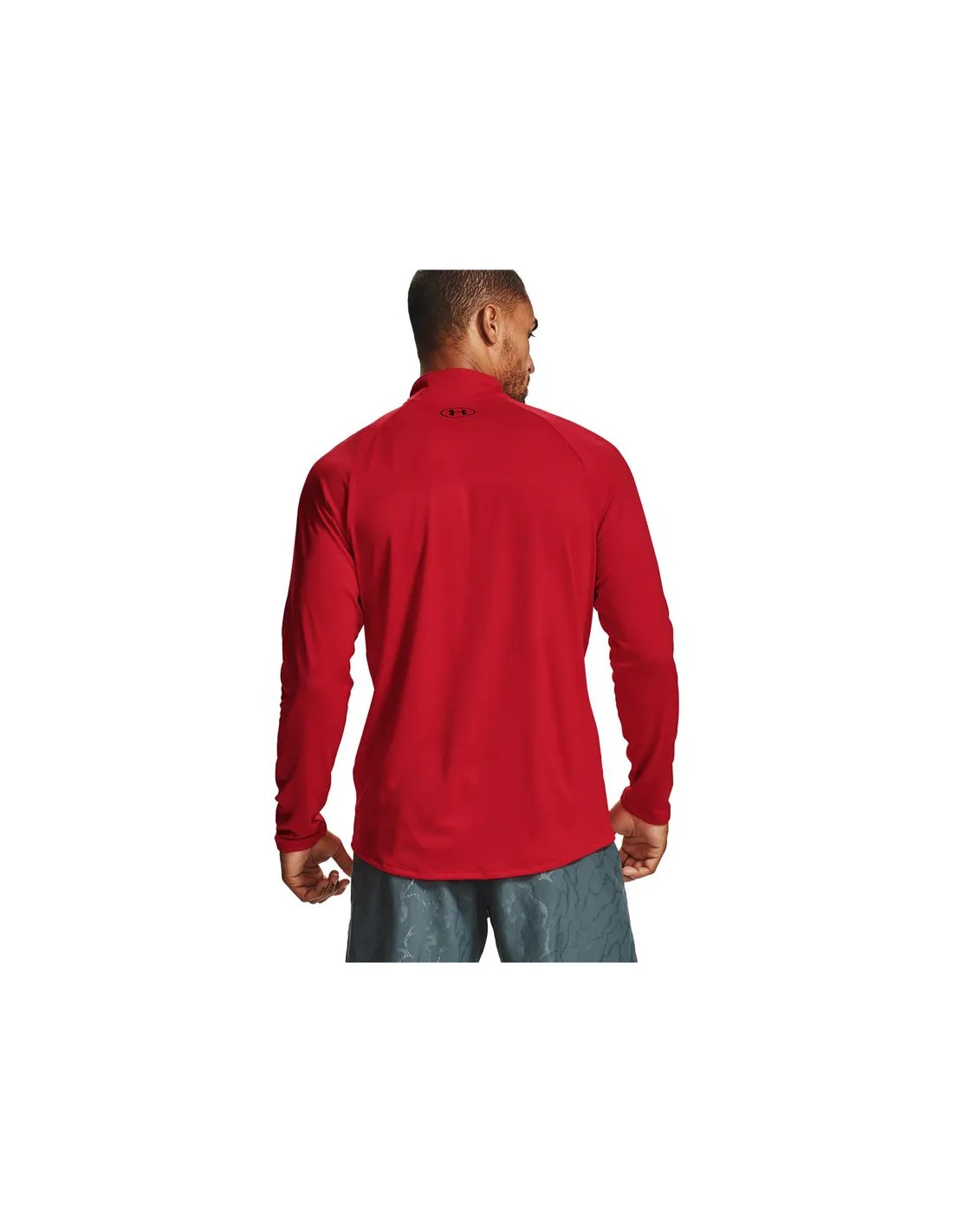 Camiseta Manga Larga Under Armour Tech™ ½ Zip Hombre Red