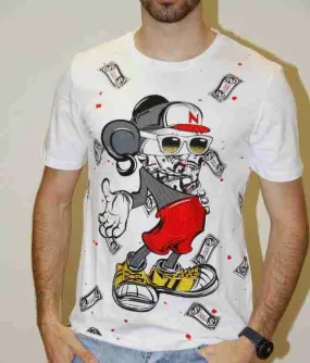 CAMISETA ORIGINAL HOMBRE LOWCOSTMANIA 3666 EST. BLANCO