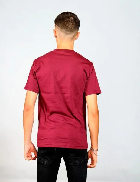 Camiseta VANS CLASSIC - Burgundy/White