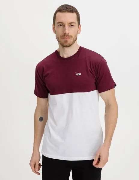 Camiseta Vans COLORBLOCK - White/Port Royale