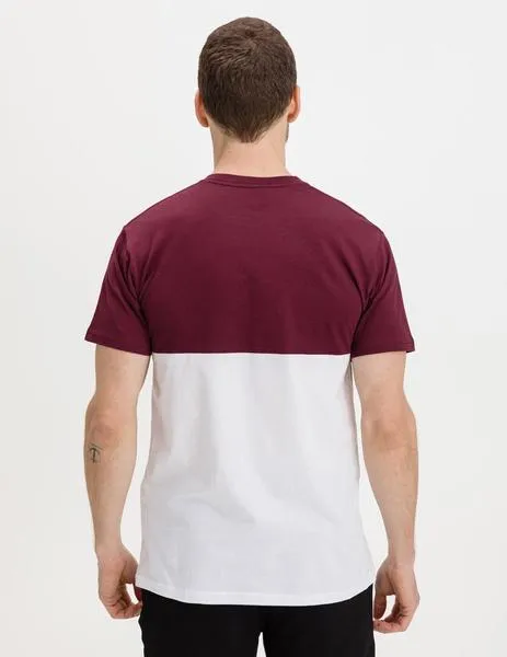 Camiseta Vans COLORBLOCK - White/Port Royale