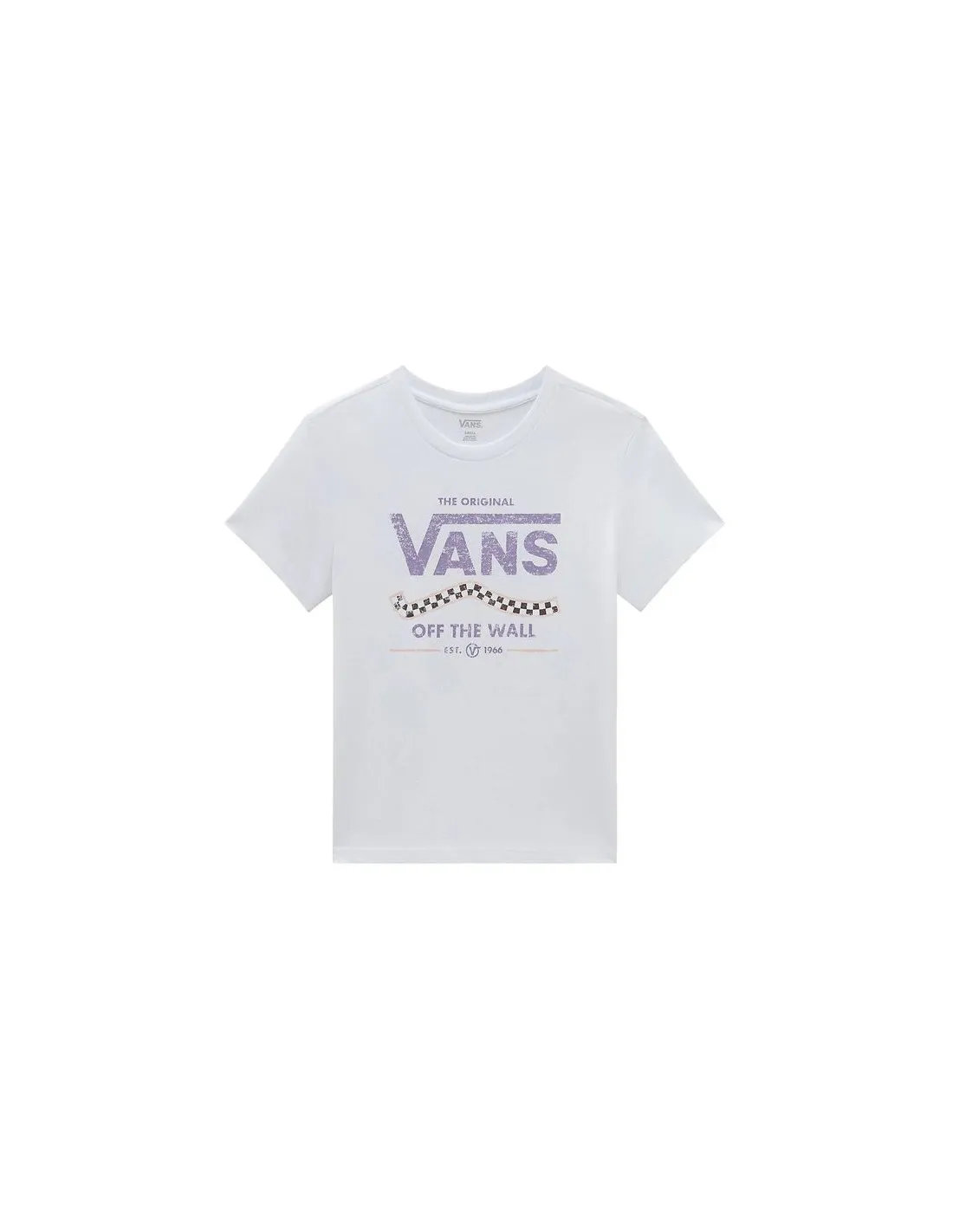 Camiseta Vans Lokkit Blanco Mujer