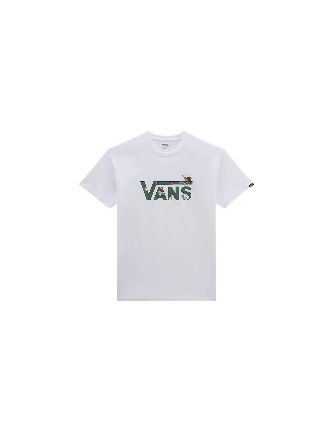 Camiseta Vans Snail Trail Blanco Hombre