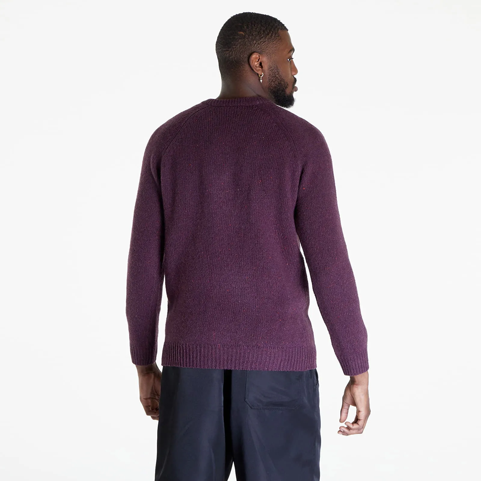 Carhartt WIP Men's sweater Anglistic Sweater Purple