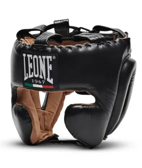 Casco de Boxeo Leone Protector Performance Negro