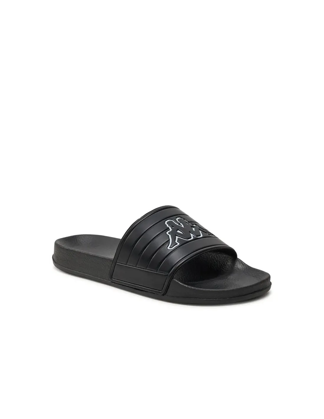 Chanclas Kappa Noles Hombre Negro/Blanco