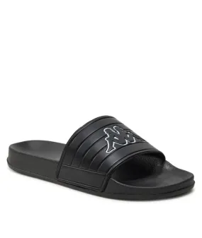 Chanclas Kappa Noles Hombre Negro/Blanco