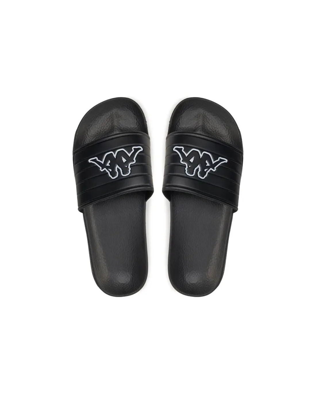 Chanclas Kappa Noles Hombre Negro/Blanco