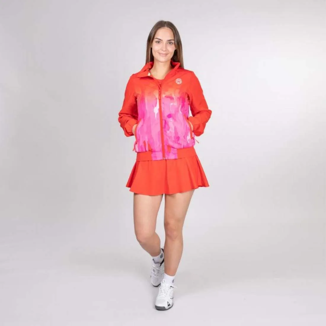 Chaqueta Bidi Badu Gene Tech Rojo Rosa Mujer | BIDI BADU