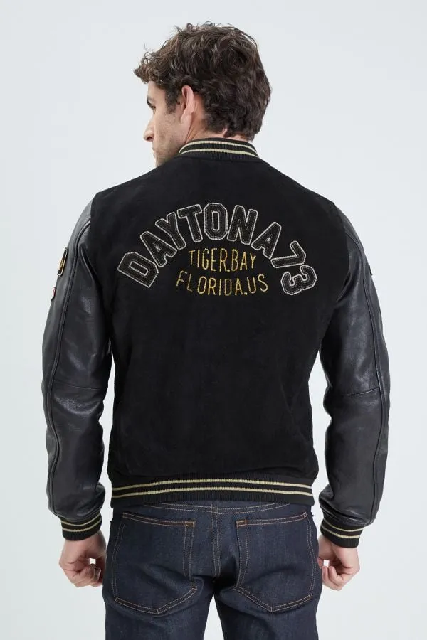 Chaqueta Hombre Daytona Academy Buff Suede Black