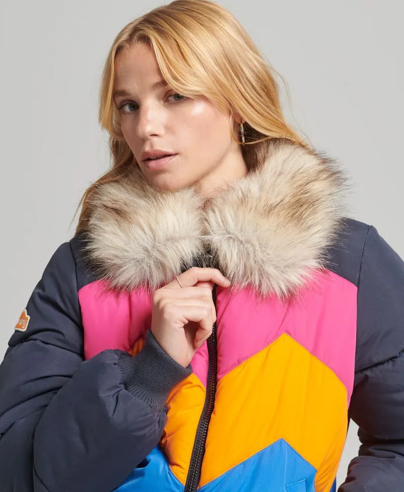 Chaqueta Padded Para Mujer Vintage Retro Puffer Superdry 52416