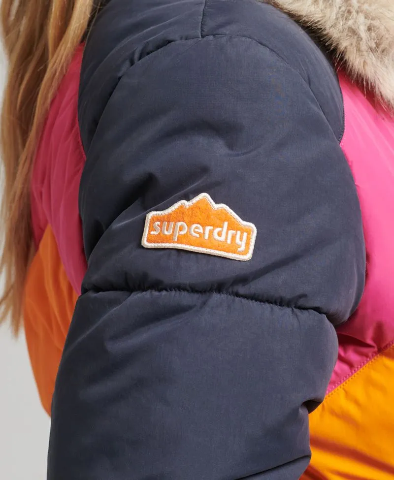 Chaqueta Padded Para Mujer Vintage Retro Puffer Superdry 52416