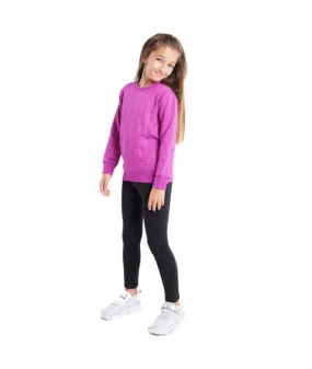 Chándal Champion Crewneck Morado Niña