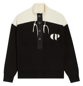 CLAUDIE PIERLOT Sudadera con cuello alto en negro