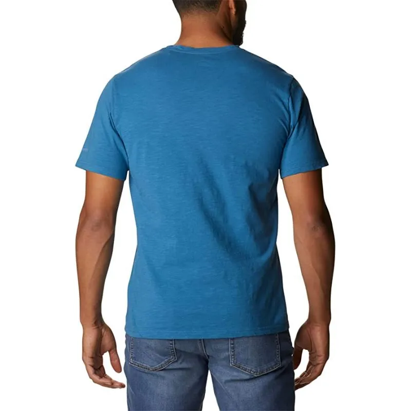 Columbia M Break It Down™ Ss Tee (Mineral Blue, Plant It Graphic) Men