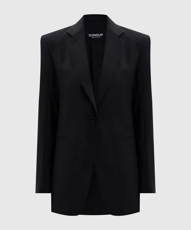 Dondup Black jacket with wool