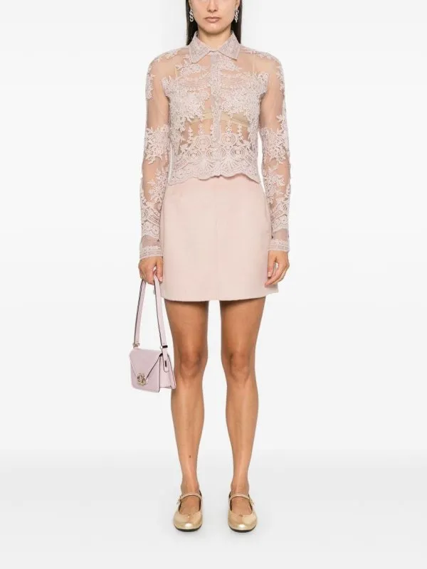 Ermanno Scervino Falda Semilarga - Rosado