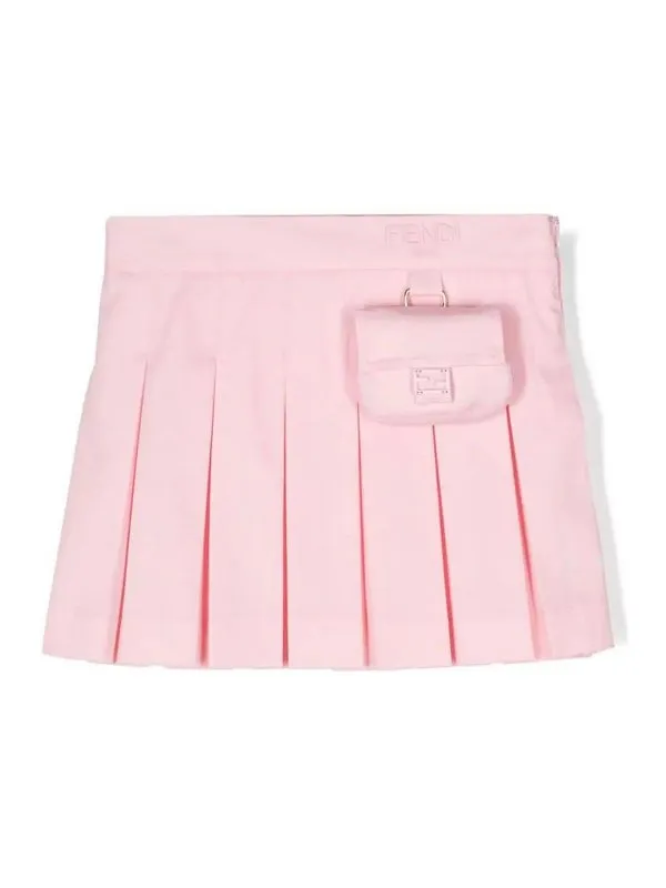 Fendi Jr Falda Semilarga - Rosado