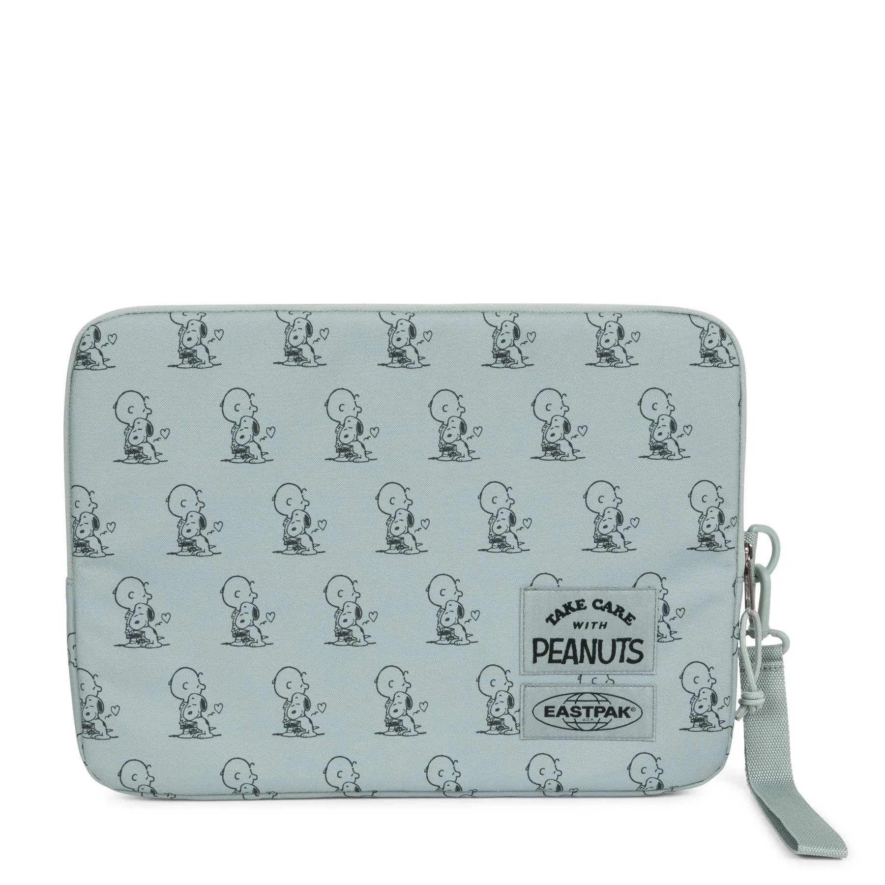 FUNDA EASTPAK PARA ORDENADOR BLANKET M EK0004246O8 PEANUTS MINT- verde menta estampado