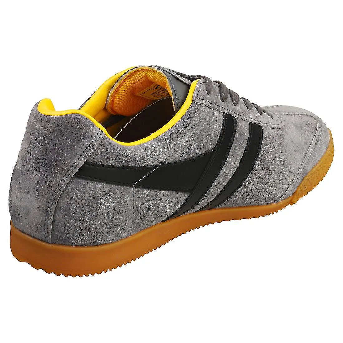 Gola Harrier Mens Classic Trainers in Shadow Black