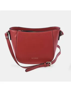 GUY LAROCHE bolso bandolera con cremallera en piel suave para mujer